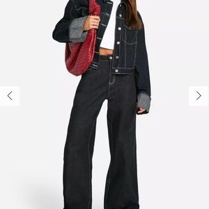 Boohoo cuffed jeans